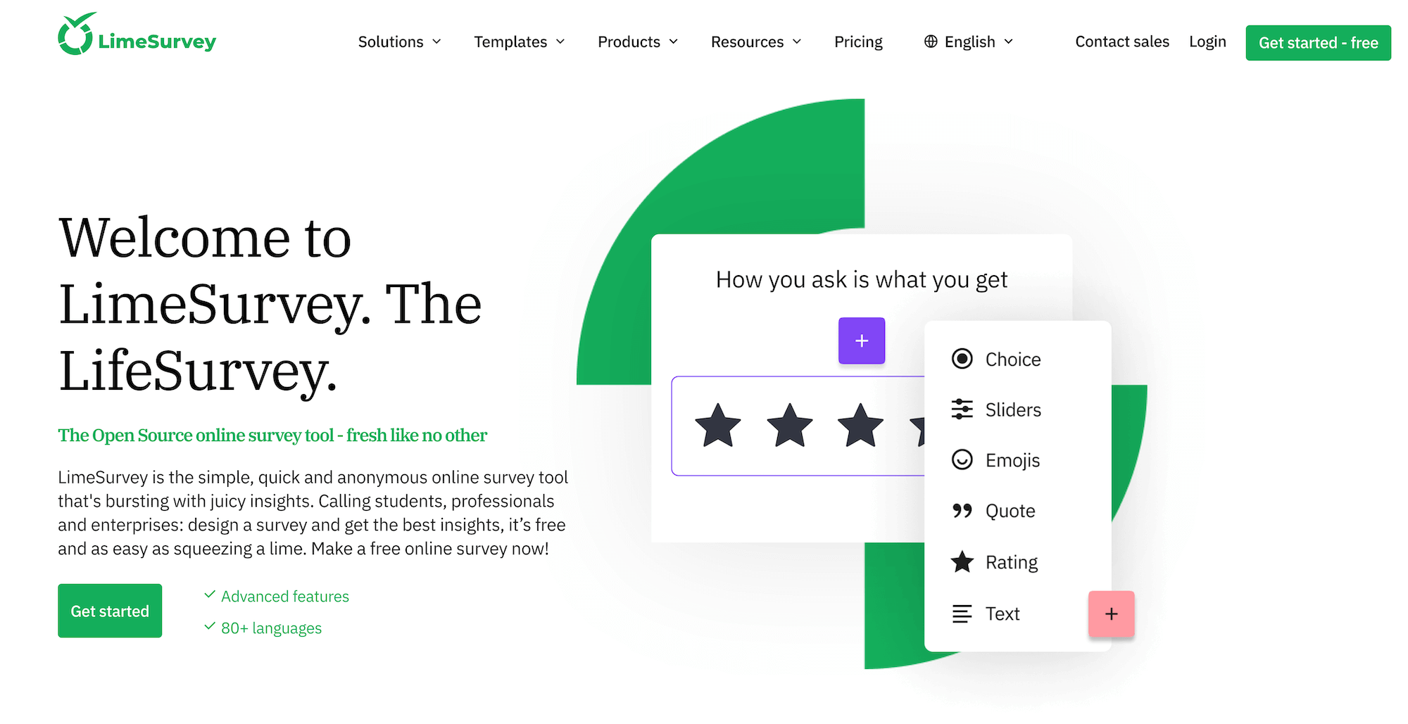 LimeSurvey homepage: Welcome to LimeSurvey. The LifeSurvey.