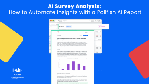 AI Survey Analysis: How to automate insights with a pollfish AI Report